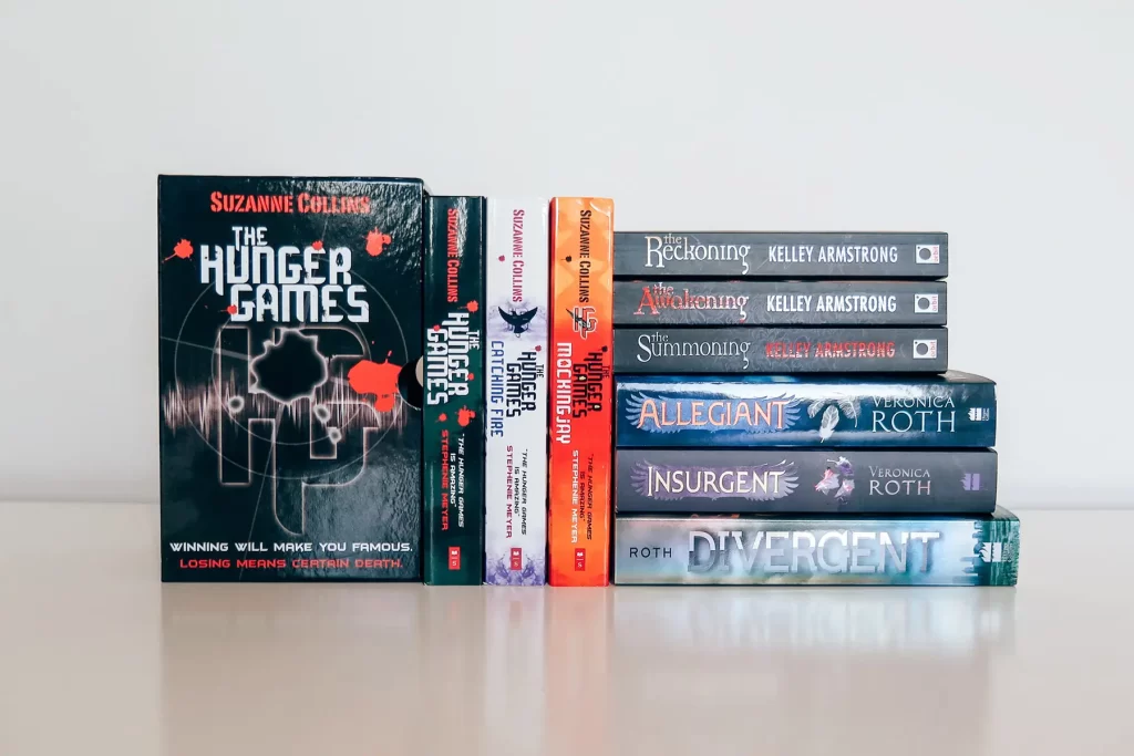 Hunger Games, Darkest Powers, Divergent series.