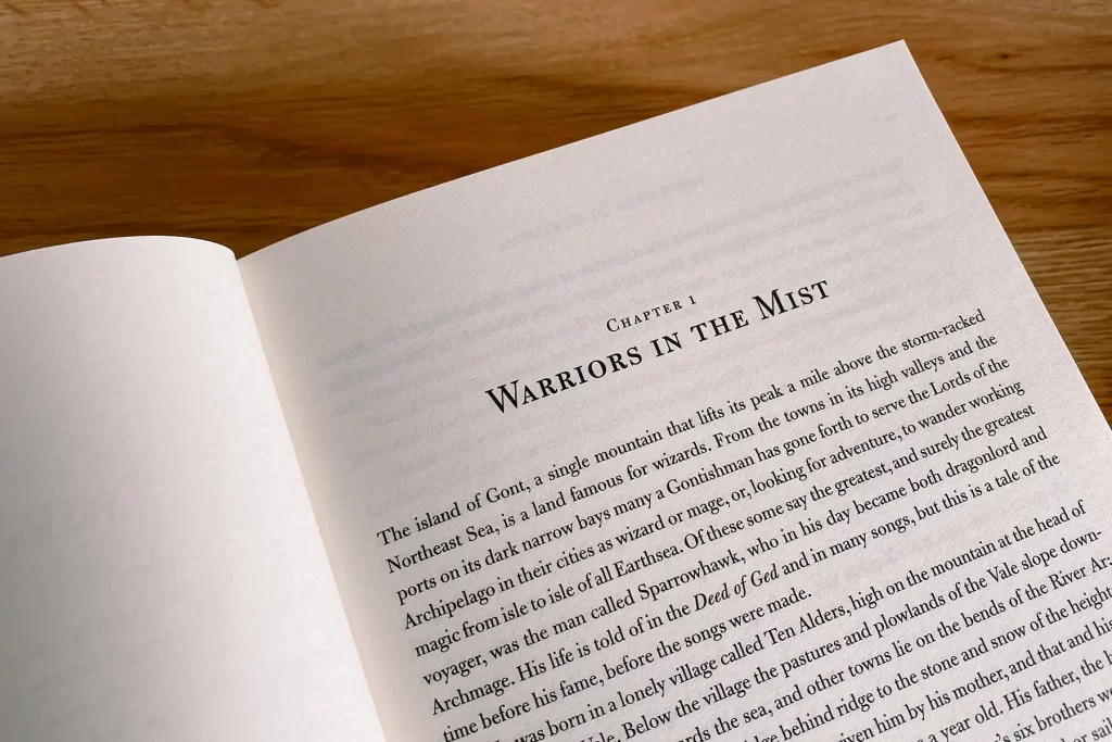 The Wizard of Earthsea Warriors in the Mist Chapter 1.