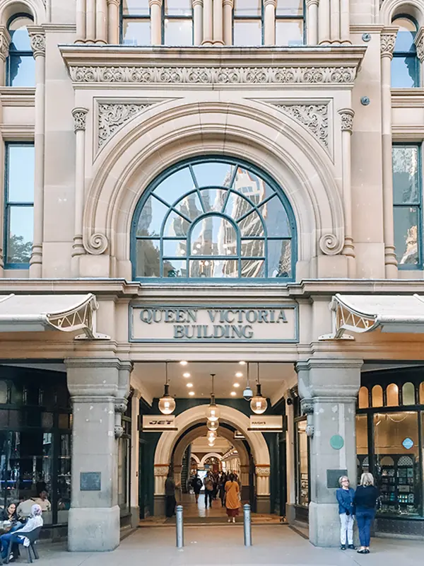 Sydney Pitt Street Mall facade.