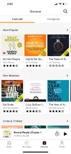 Audible app audiobook screenshot.