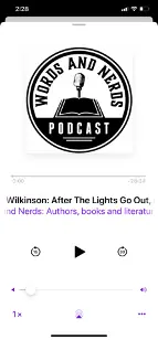 Words and Nerds: bookish writing podcast screenshot.