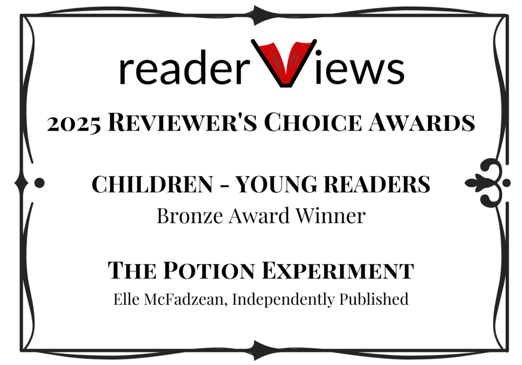 Reader Views Bronze Award for The Potion Experiment.